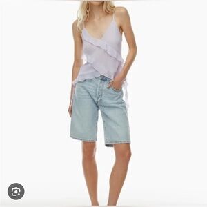 Aritzia | Wilfred Eminence Top | Ice Lavender, Small | NEW